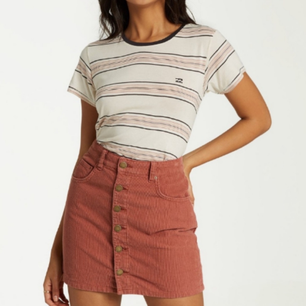 Billabong Good Life Cord Skirt size 26